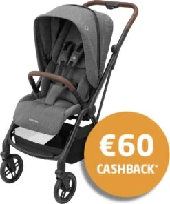 Maxi-Cosi Leona² 3-in-1 Kinderwagen - Select Grey - Vanaf De Geboorte Tot Ca. 4 Jaar
