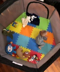 Deryan Draagbare Kinderbox - Zwart - Vaste Matrasbodem - Reisbox - Campingbedje 24 Deryan Draagbare Kinderbox - Zwart - Vaste Matrasbodem - Reisbox - Campingbedje -Babyproducten 1002x1200