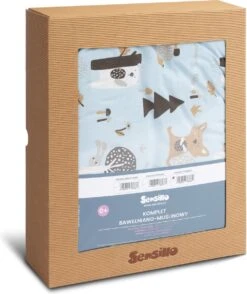 Sensillo Baby Dekbed En Kussen - Cadeau Set - Katoen - Blauw 19 Sensillo Baby Dekbed En Kussen - Cadeau Set - Katoen - Blauw -Babyproducten 1007x1200 5