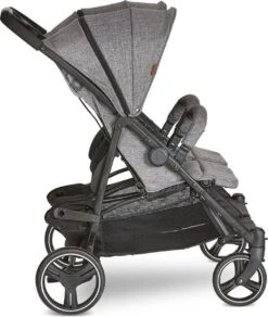 ABC Design Duo Kinderwagen Twin Circle Line - Inclusief Regenhoes - Woven Graphite -Babyproducten 1016x1200 2