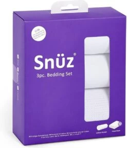 Snuz Beddengoedset Voor Co-sleeper - 45x90cm - Wit