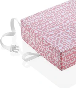 Stoelverhoger Babyjem Booster EasyClean Square Pink -Babyproducten 1037x1200 1