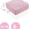 Stoelverhoger Babyjem Booster EasyClean Square Pink -Babyproducten 1043x1200