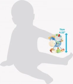 Playgro Clip Clop Rammelaar - Blauw - Activiteitenspeeltje - Kraamkado -Babyproducten 1051x1200