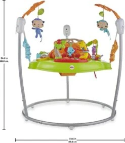 Fisher Price Fisher-Price Jumperoo - Roarin' Rainforest Wipstoel -Babyproducten 1052x1200 2
