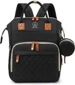 Humpy Dumpy Stijlvolle Luiertas Rugzak (Zwart) Met Uitschuifbaar Verschoon/ Slaap Bedje. Incl. Verschoon Matje, USB Poort & Buggy Straps 18 Humpy Dumpy Stijlvolle Luiertas Rugzak (Zwart) Met Uitschuifbaar Verschoon/ Slaap Bedje. Incl. Verschoon Matje, USB Poort & Buggy Straps -Babyproducten 1052x1200