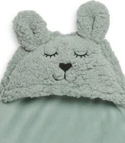 Jollein Wikkeldeken Bunny 100x105cm - Ash Green -Babyproducten 1052x1200 3