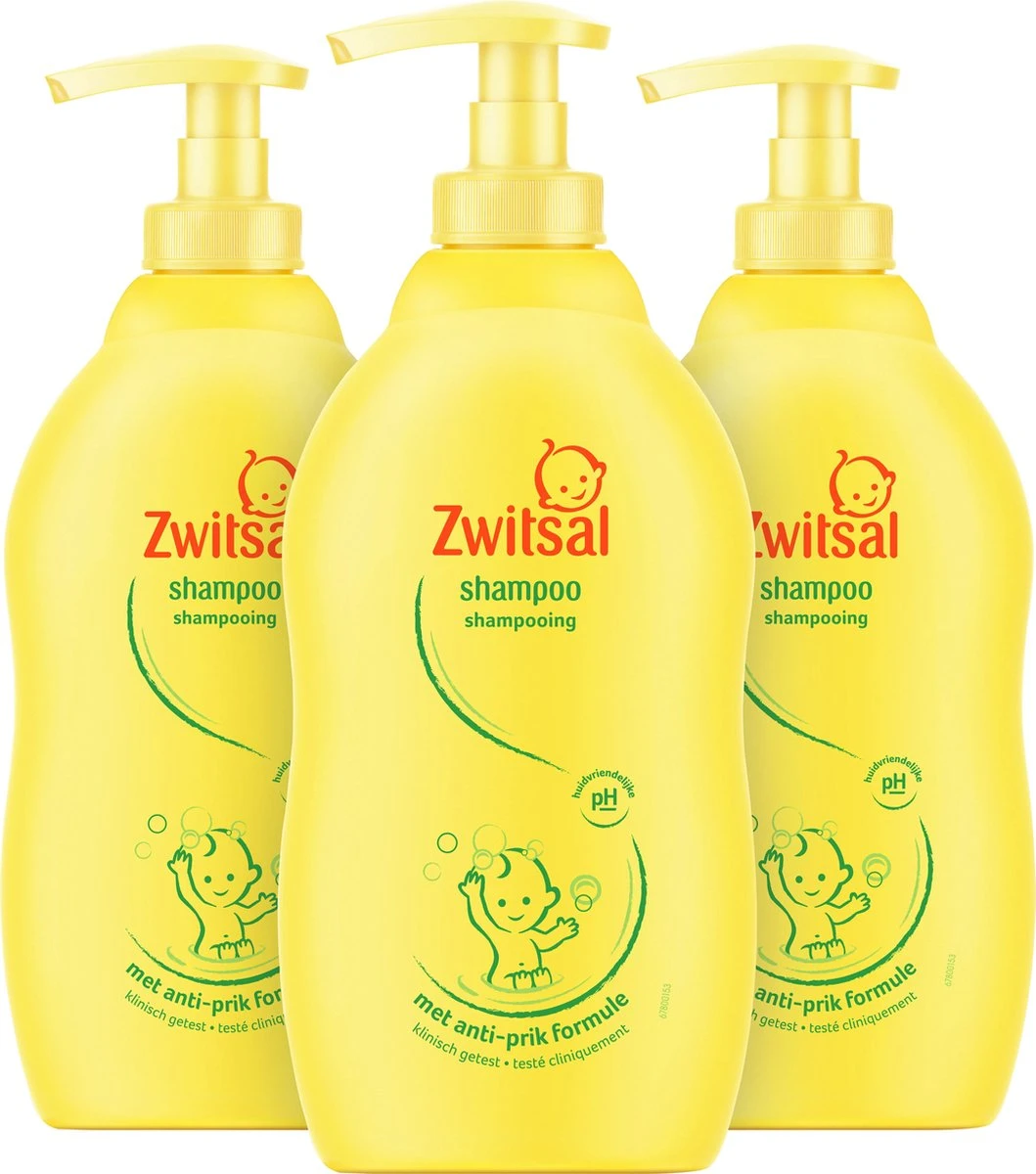 Zwitsal Baby Shampoo - 3 X 400 Ml - Voordeelverpakking 5 Zwitsal Baby Shampoo - 3 X 400 Ml - Voordeelverpakking - Afbeelding 3