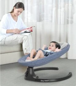 Merkloos Easy-Home® - Elektrische Wipstoel - Babyschommel - Baby Swing - Incl Tafel - Bluetooth - White Noise - 20kg -Babyproducten 1060x1200 5