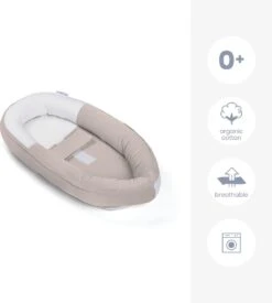Doomoo Cocoon - Babynestje - Organisch Katoen - 74 X 46 Cm - Tetra Jersey Sand 14 Doomoo Cocoon - Babynestje - Organisch Katoen - 74 X 46 Cm - Tetra Jersey Sand -Babyproducten 1078x1200 3