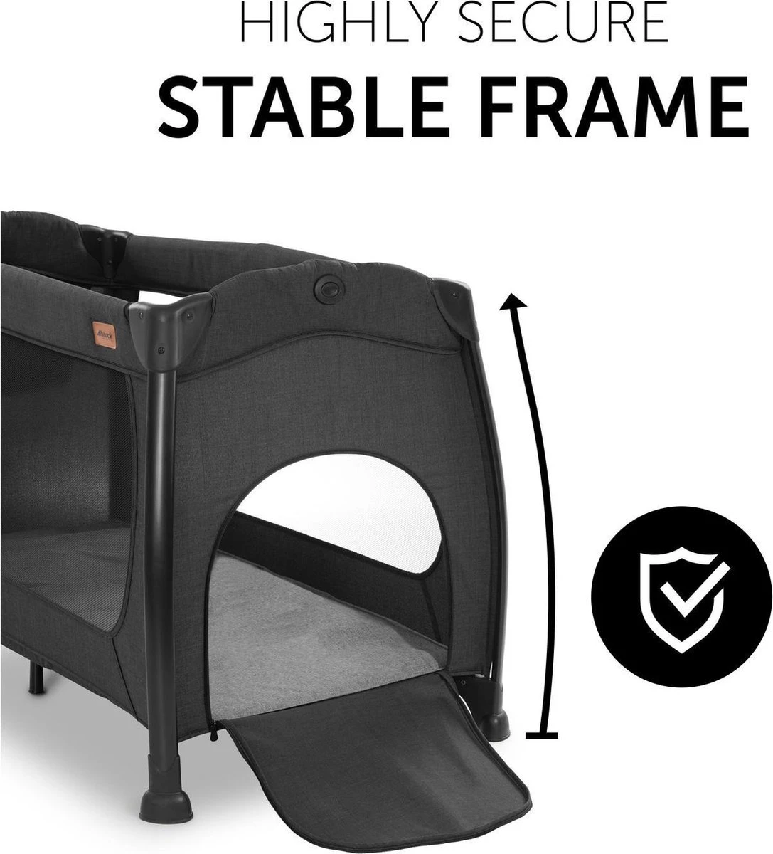 Hauck Play N Relax Center Campingbedje - Zwart 12 Hauck Play N Relax Center Campingbedje - Zwart - Afbeelding 10