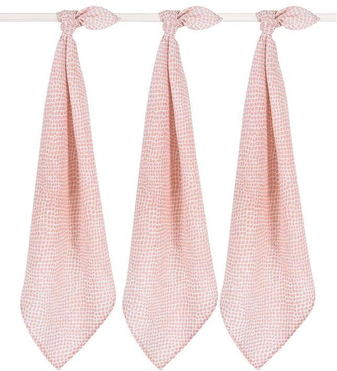 Jollein Hydrofiel Multidoek Meadow 70x70cm - Rosewood - 3 Stuks 21 Jollein Hydrofiel Multidoek Meadow 70x70cm - Rosewood - 3 Stuks - Afbeelding 19