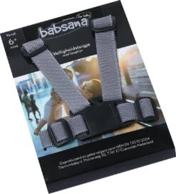 Babsana Universeel Grijs Nylon Kinderstoel Tuigje TB-1163 -Babyproducten 1090x1200 2
