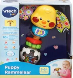 VTech Baby Puppy Rammelaar - Educatief Babyspeelgoed - 3 Tot 36 Maanden -Babyproducten 1129x1200