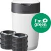 Tommee Tippee Milieuvriendelijke Twist & Click Luieremmer - Met 6 Navulcassettes - Wit -Babyproducten 1132x1200