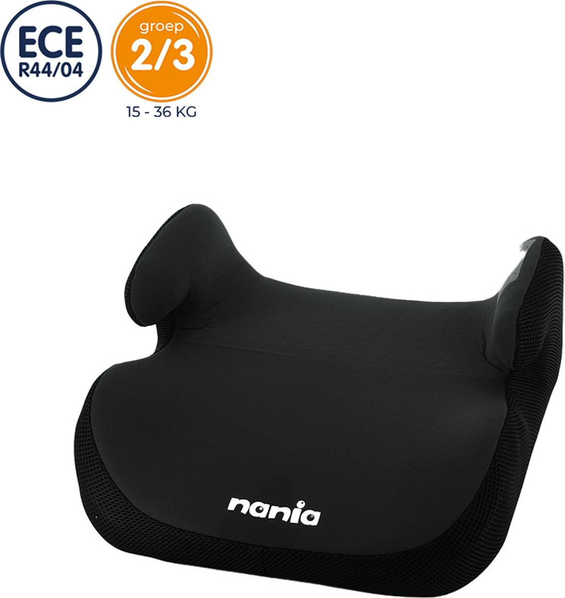 Nania - Zitverhoger Topo - Groep 2/3 (van 15 Tot 36 Kg) - 3 Tot 12 Jaar - Zwart 3 Nania - Zitverhoger Topo - Groep 2/3 (van 15 Tot 36 Kg) - 3 Tot 12 Jaar - Zwart