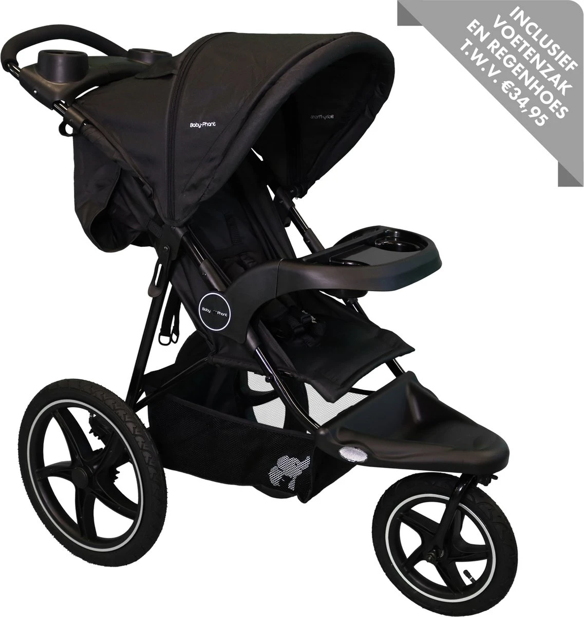 Babyphant Luxe Yasmin Hardloop Kinderwagen – Jogging Buggy - Runner 3 Babyphant Luxe Yasmin Hardloop Kinderwagen – Jogging Buggy - Runner