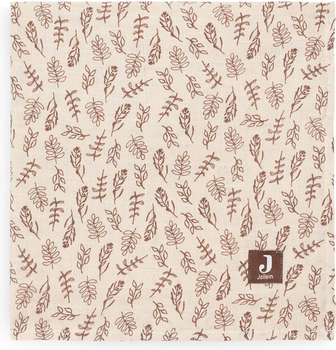 Jollein Hydrofiel Multidoek Meadow 70x70cm - Rosewood - 3 Stuks 5 Jollein Hydrofiel Multidoek Meadow 70x70cm - Rosewood - 3 Stuks - Afbeelding 3