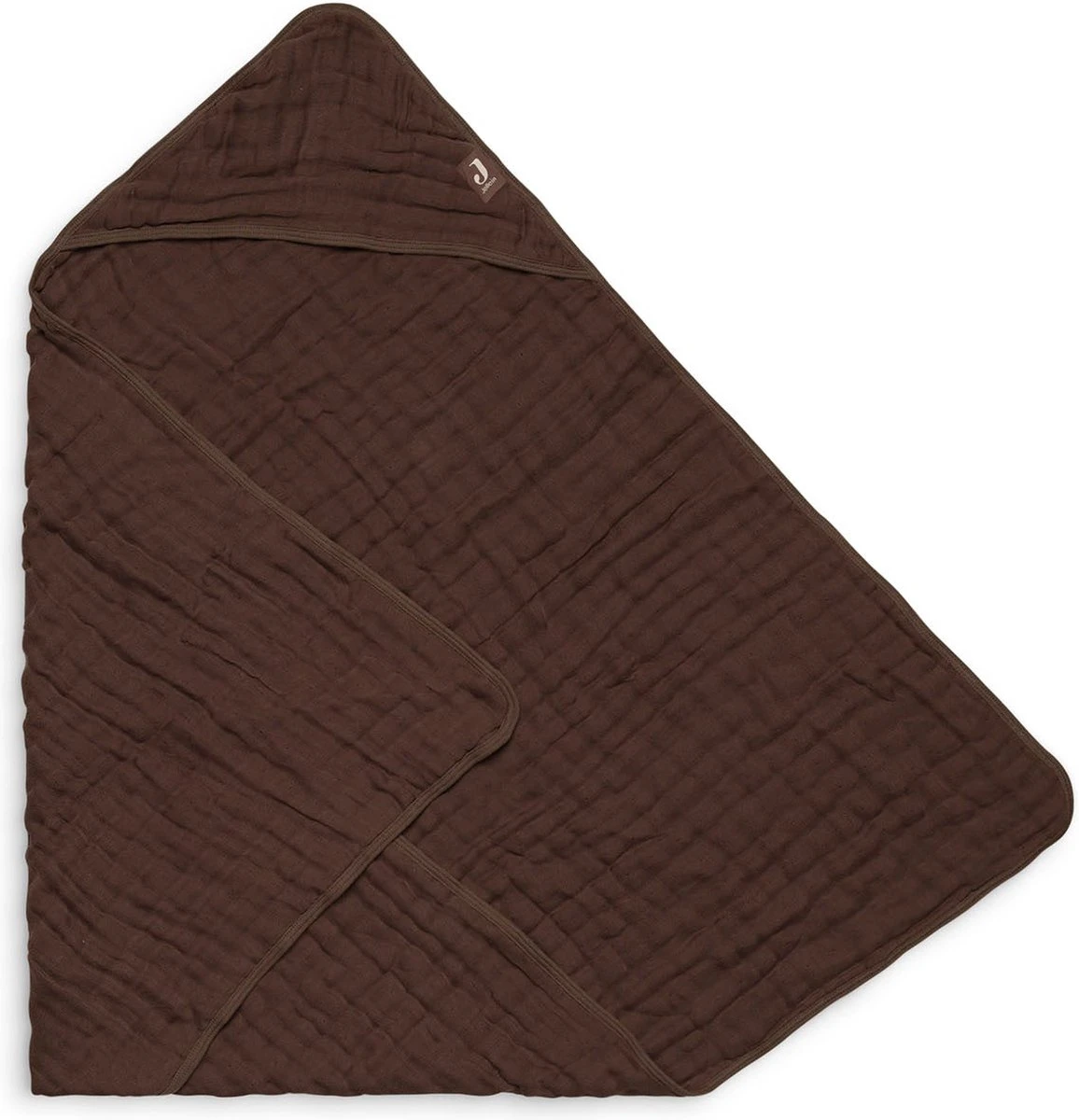 Jollein Badcape Wrinkled 75x75cm - Nougat 13 Jollein Badcape Wrinkled 75x75cm - Nougat - Afbeelding 11