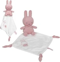 Tiamo Collection Knuffeldoekje Nijntje - Pink Baby Rib -Babyproducten 1158x1200