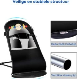 Merkloos Schommelstoel Baby | 0-36 Maanden | Schommelstoel | Wipstoel | Wipstoel Baby | Wipstoeltje Baby -Babyproducten 1161x1200 4