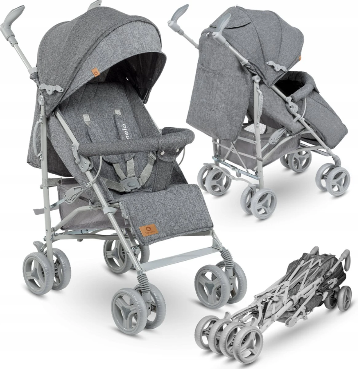 Lionelo Irma - Buggy - Wandelwagen- Lichte 7kg - Tot 15 Kg - Geveerde Wielen - 360° - Tot 5 Jaar - Opbergmand - Verstelbare Handgreep - Snel Inklapsysteem - Compact Formaat 3 Lionelo Irma - Buggy - Wandelwagen- Lichte 7kg - Tot 15 Kg - Geveerde Wielen - 360° - Tot 5 Jaar - Opbergmand - Verstelbare Handgreep - Snel Inklapsysteem - Compact Formaat