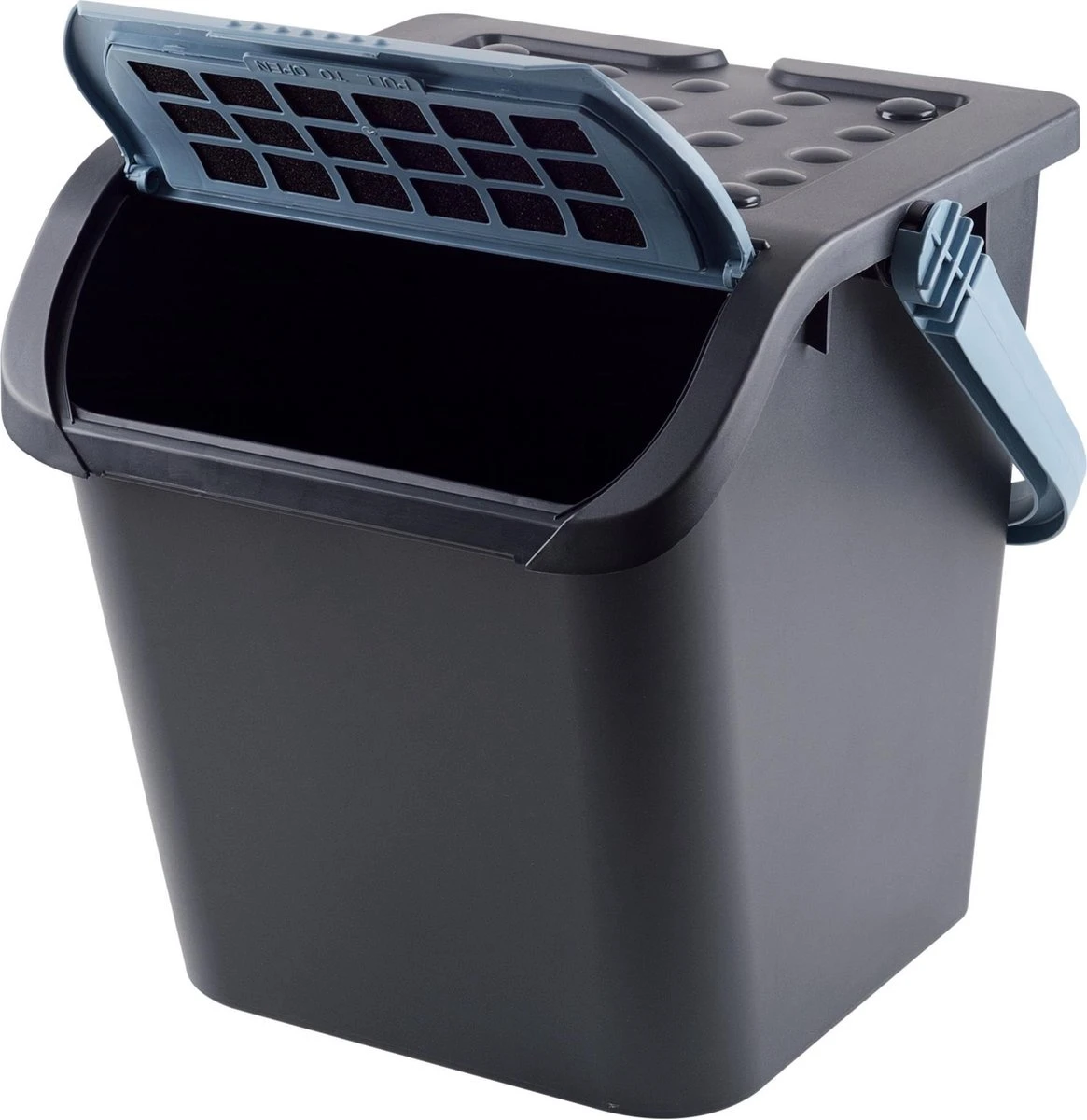 Maxi Luieremmer - 28 Liter - Incontinentie Materiaal Emmer - Blauw 4 Maxi Luieremmer - 28 Liter - Incontinentie Materiaal Emmer - Blauw - Afbeelding 2