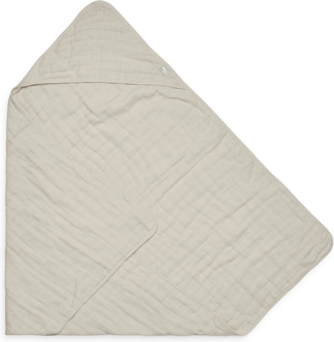 Jollein Badcape Wrinkled 75x75cm - Nougat 6 Jollein Badcape Wrinkled 75x75cm - Nougat - Afbeelding 4