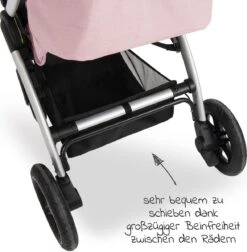 Hauck UpTown Buggy - Met één Hand Opvouwbaar - Roze -Babyproducten 1175x1200 1
