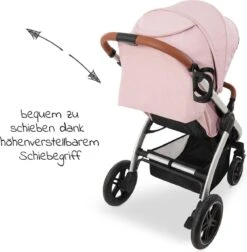Hauck UpTown Buggy - Met één Hand Opvouwbaar - Roze -Babyproducten 1176x1200 2