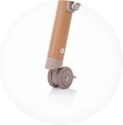 Co-Sleeper Chipolino Wieg KOSSD0212MO Sweet Dreams Mocca/Wood Incl. Wielen -Babyproducten 1178x1200