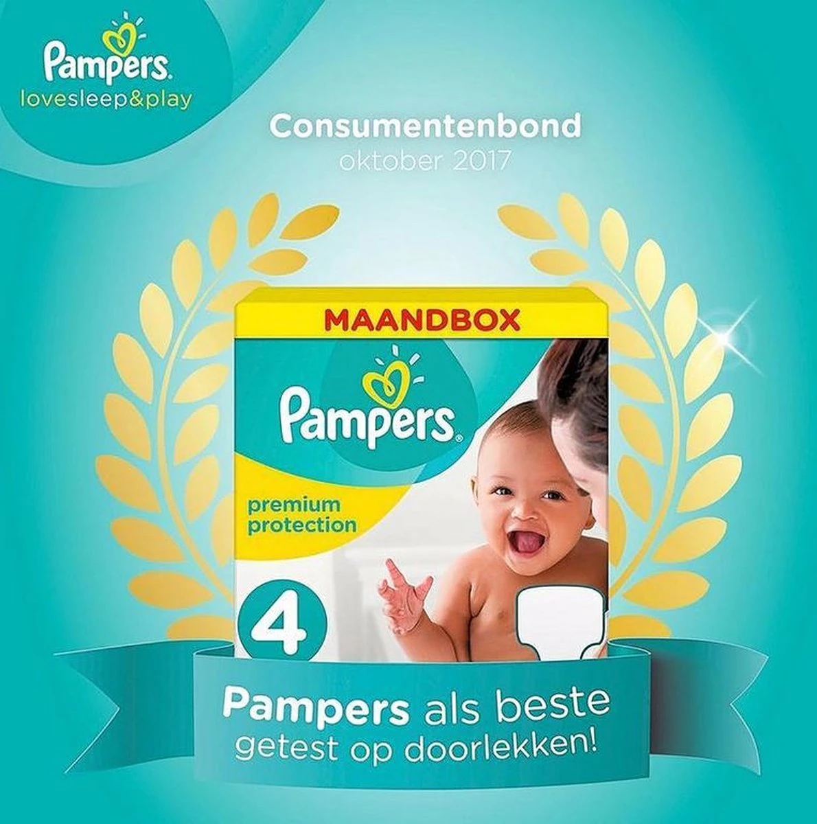 Pampers® Pampers Premium Protection - Maat 4 (Maxi) 9-14 Kg - 24 Stuks - Luiers 17 Pampers® Pampers Premium Protection - Maat 4 (Maxi) 9-14 Kg - 24 Stuks - Luiers - Afbeelding 15