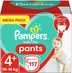 Pampers® Pampers - Baby Dry Pants - Maat 4+ - Mega Pack - 117 Luierbroekjes