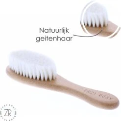 ZUZI ROSY® - Baby Borstel - Baby Verzorgingsset - 3 Stuks - Hout - Haarborstel En Kam - Kraamcadeau - Babyshower Gift - Incl. Opbergzakje -Babyproducten 1197x1200 10