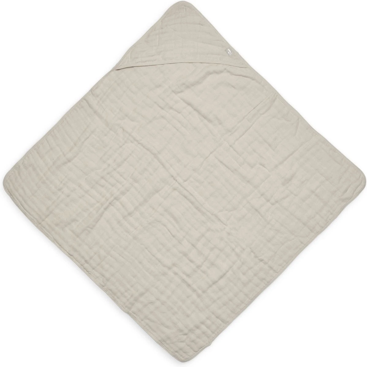 Jollein Badcape Wrinkled 75x75cm - Nougat 3 Jollein Badcape Wrinkled 75x75cm - Nougat