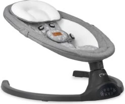 Momi Lami Dark Grey Elektrische Babyschommel BULE00022 -Babyproducten 1200x1002