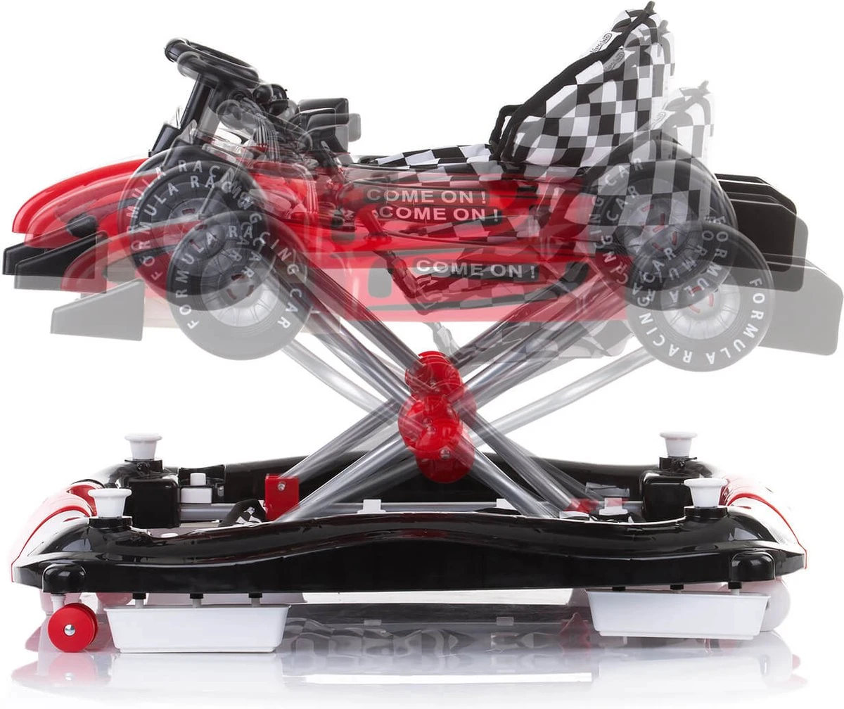 Loopstoel Racer 4 In 1 Rood Voor De Ontwikkeling Van Je Baby! 6 Loopstoel Racer 4 In 1 Rood Voor De Ontwikkeling Van Je Baby! - Afbeelding 4