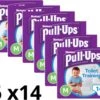 Huggies Pampers Pull Ups Boy - Oefenbroekjes - Medium (10-18kg) - 6x14 Broekjes - Maandbox -Babyproducten 1200x1011 1
