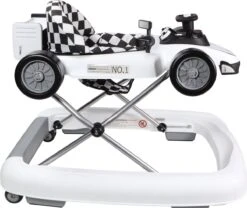 Tryco F1 Racer Loopstoel - 2-in-1 Loopstoel En Loopwagen - Wit - Met Geluid -Babyproducten 1200x1012