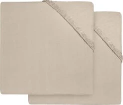 Jollein Baby Hoeslaken Ledikant Jersey 60x120cm - Nougat - 2 Stuks -Babyproducten 1200x1027 4