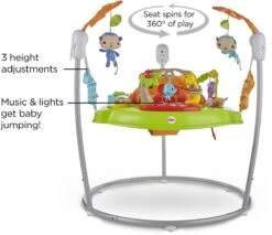 Fisher Price Fisher-Price Jumperoo - Roarin' Rainforest Wipstoel -Babyproducten 1200x1037 2