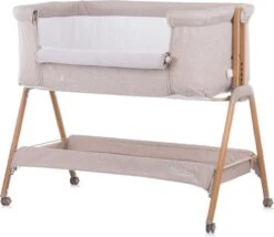 Co-Sleeper Chipolino Wieg KOSSD0212MO Sweet Dreams Mocca/Wood Incl. Wielen -Babyproducten 1200x1040 5