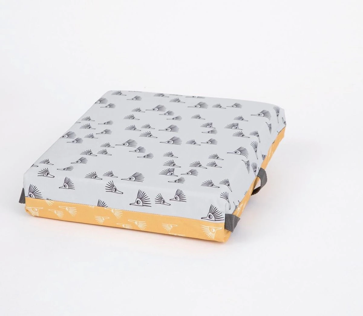 Simplygood Zitkussen Stoelverhoger - Geel-Egel/Lichtblauw-Egel 4 Simplygood Zitkussen Stoelverhoger - Geel-Egel/Lichtblauw-Egel - Afbeelding 2