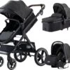 Loft Home Luxe 3-in-1 Kinderwagen - Wandelwagen - Autostoeltje - Buggy - Inklapbaar - Zwart - 0-36 Maanden -Babyproducten 1200x1047