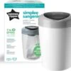 Tommee Tippee Simplee Sangenic Luieremmer, Milieuvriendelijker Systeem, Inclusief 1 Navulcassette Met Duurzaam Geproduceerde Antibacteriële GREENFILM, Grijs 1 Tommee Tippee Simplee Sangenic Luieremmer, Milieuvriendelijker Systeem, Inclusief 1 Navulcassette Met Duurzaam Geproduceerde Antibacteriële GREENFILM, Grijs -Babyproducten 1200x1059