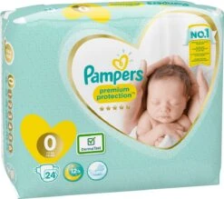 Pampers® Pampers Premium Protection - Maat 0 (Micro) 1,5-2,5 Kg - 24 Stuks - Luiers -Babyproducten 1200x1062