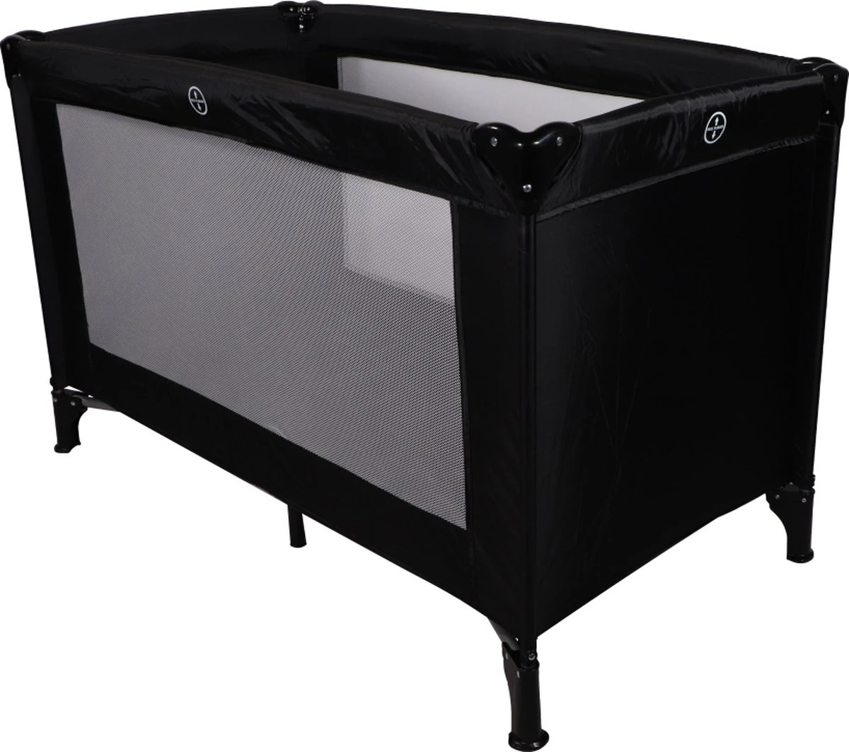 Ding Campingbedje - Zwart - 120x60 Cm - Reisbedje Inclusief Bodemmatrasje 12 Ding Campingbedje - Zwart - 120x60 Cm - Reisbedje Inclusief Bodemmatrasje - Afbeelding 10