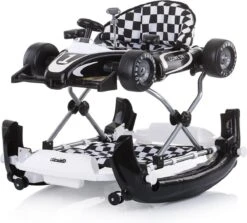 Loopstoel Racer 4 In 1 Zwart/wit Voor De Ontwikkeling Van Je Baby! -Babyproducten 1200x1081 3