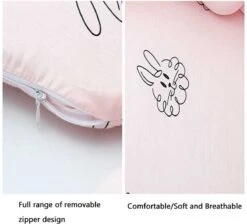 Buxibo - Draagbare Babynest - Co- Sleeper - Bed Bumper - Baby Bed Accessoires - Met Strikjes - Inclusief Bumper Rand - Verschoonmat - Veilig Slapen - Roze -Babyproducten 1200x1090 1