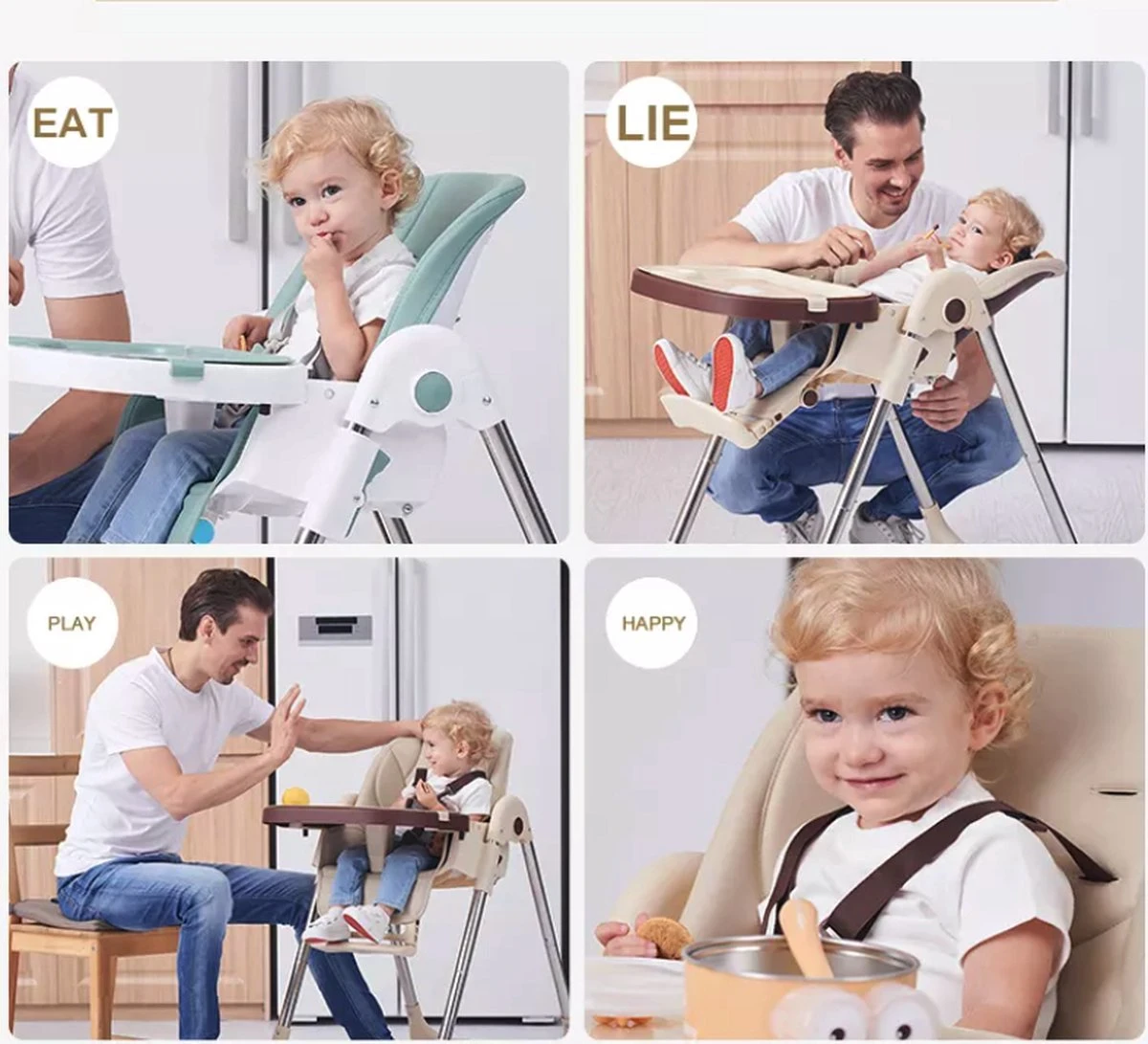 Tissy® 2 In 1 Eetstoel / Kinderstoel – Roze/Wit – Inklapbare Eetstoel Met Speeltafel 15 Tissy® 2 In 1 Eetstoel / Kinderstoel – Roze/Wit – Inklapbare Eetstoel Met Speeltafel - Afbeelding 13